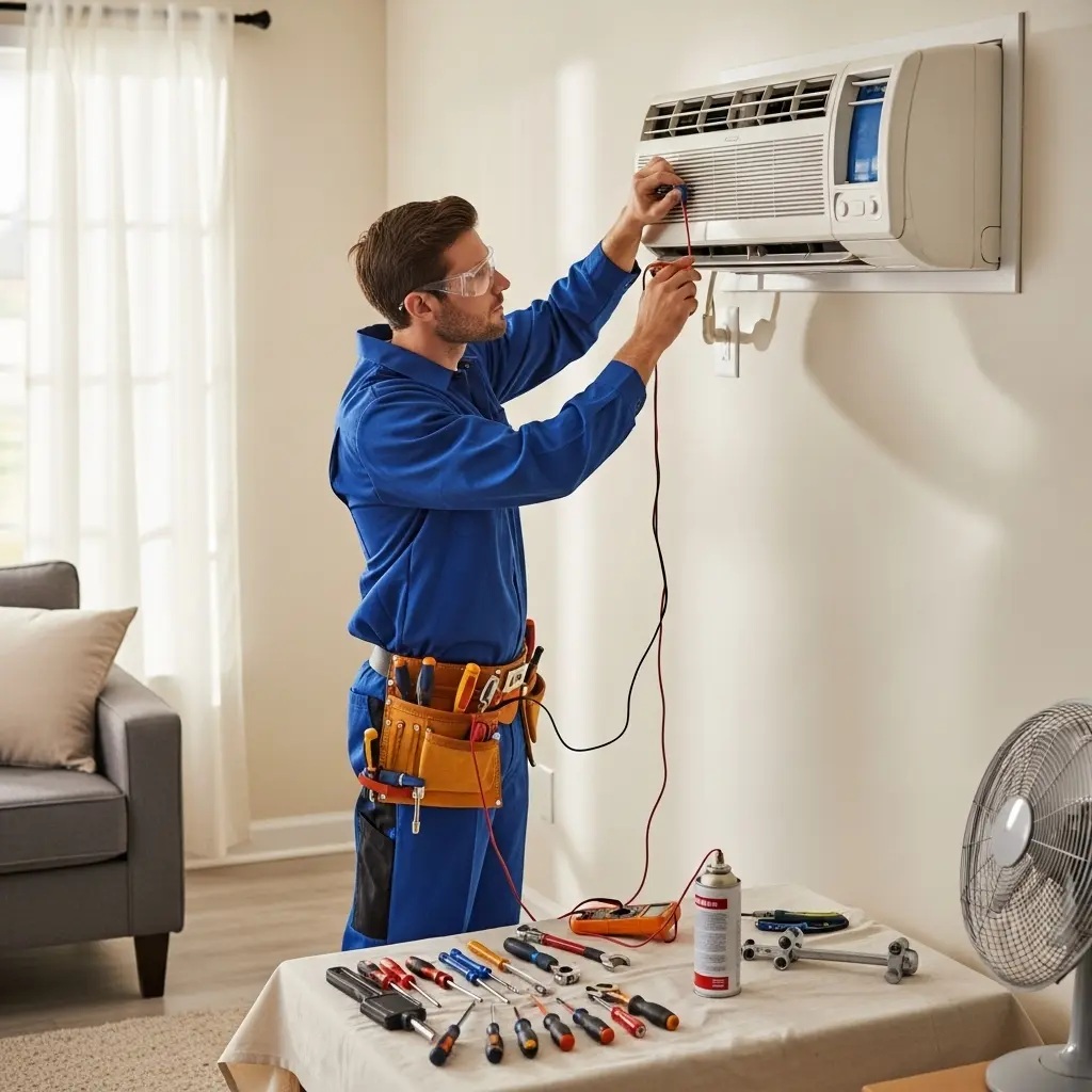 Büyükçekmece Eminçelik Eminçelik klima gaz dolumu ve bakım – Enerji verimliliği artırıldı. - Teknik servis örneği